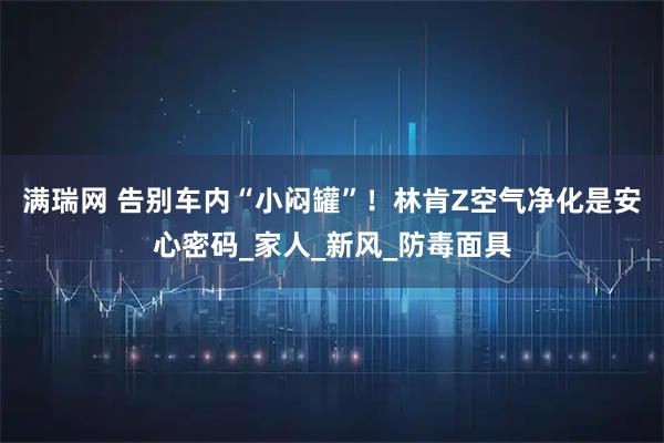 满瑞网 告别车内“小闷罐”!林肯Z空气净化是安心密码_家人_新风_防毒面具